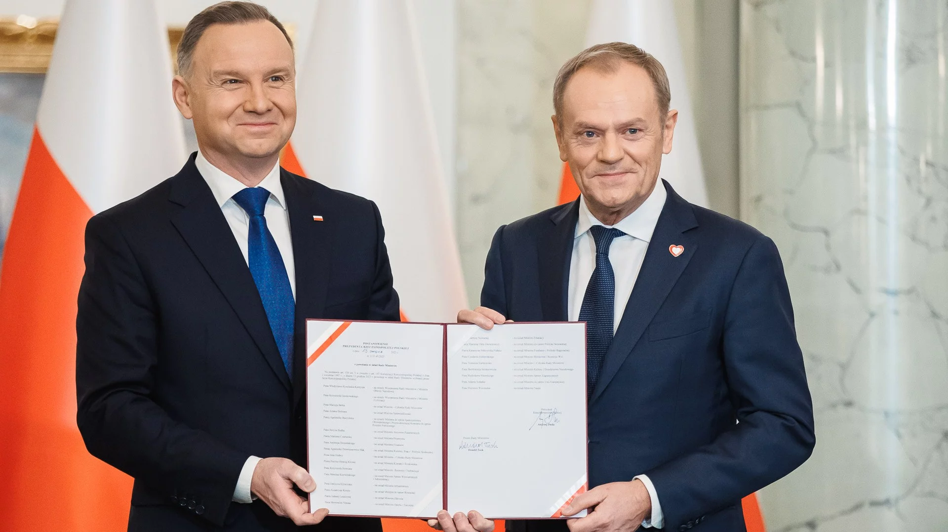 Andrzej Duda i Donald Tusk