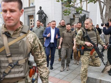 Andrzej Duda z wizytą na Ukrainie