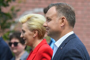 Andrzej Duda z żoną