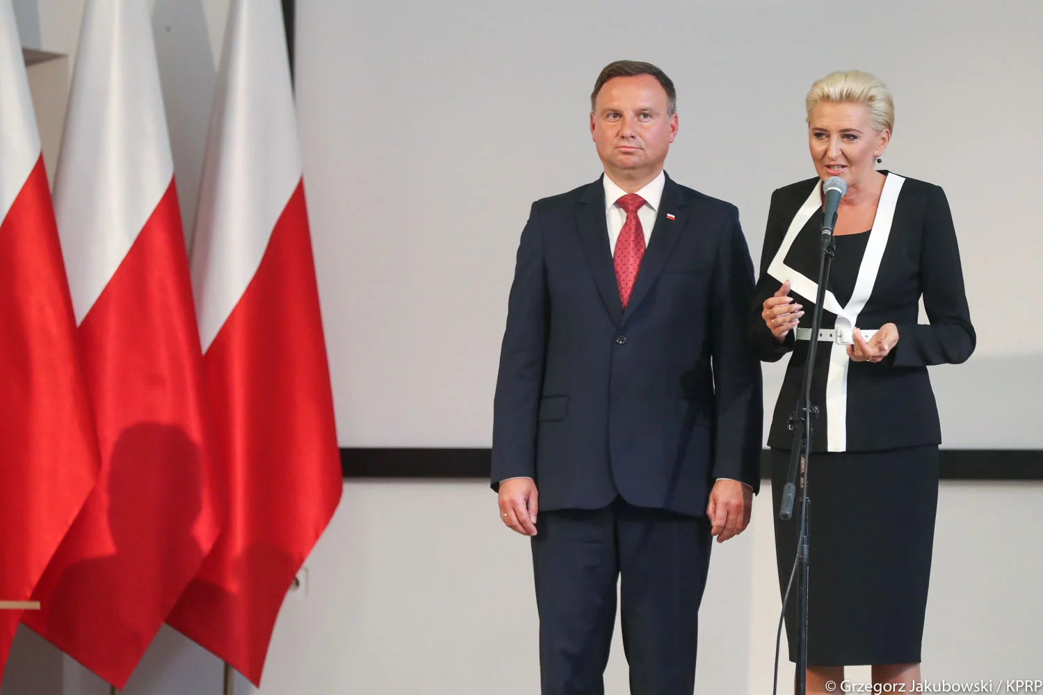 Andrzej Duda i Agata Kornhauser-Duda