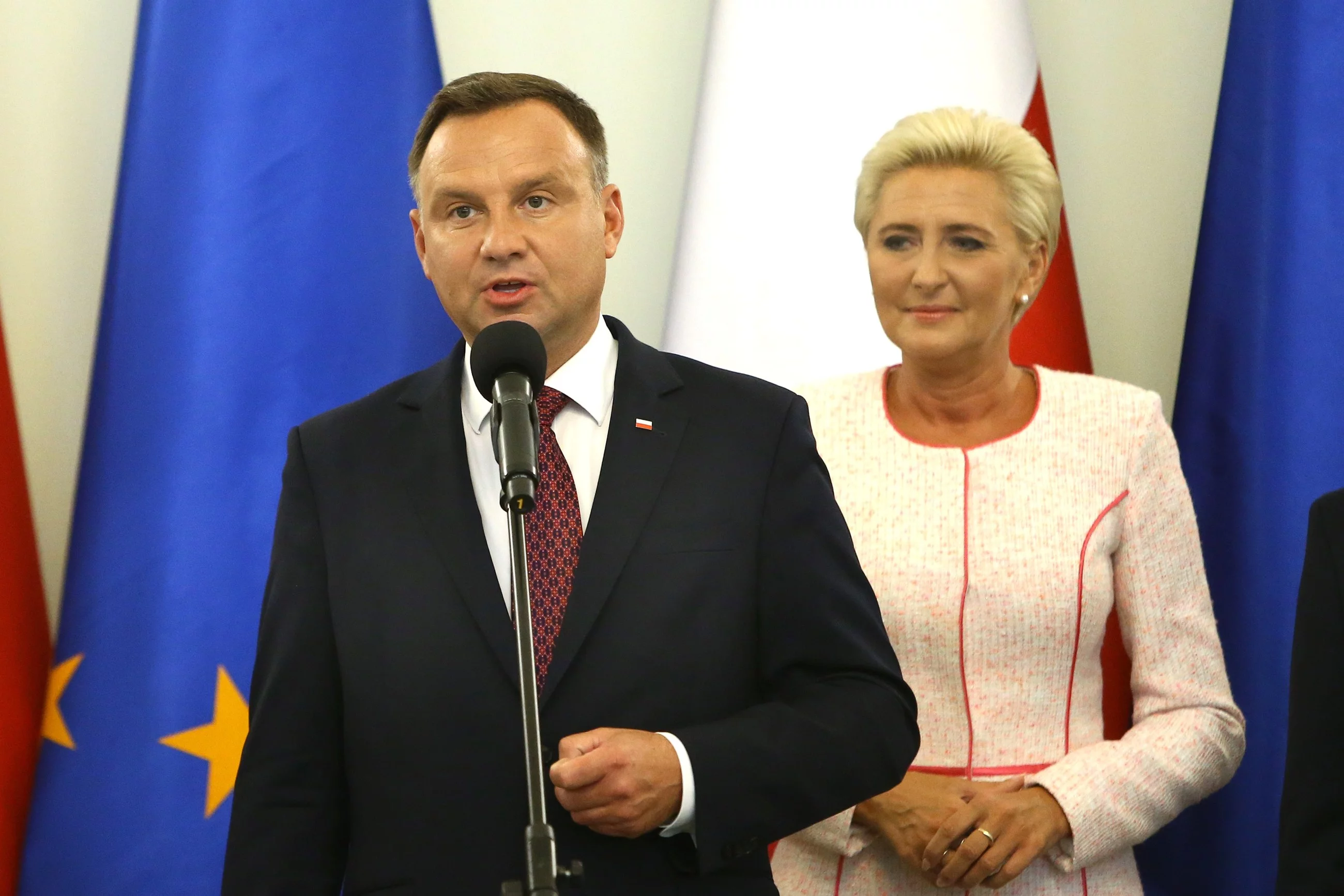 Andrzej Duda i Agata Kornhauser-Duda