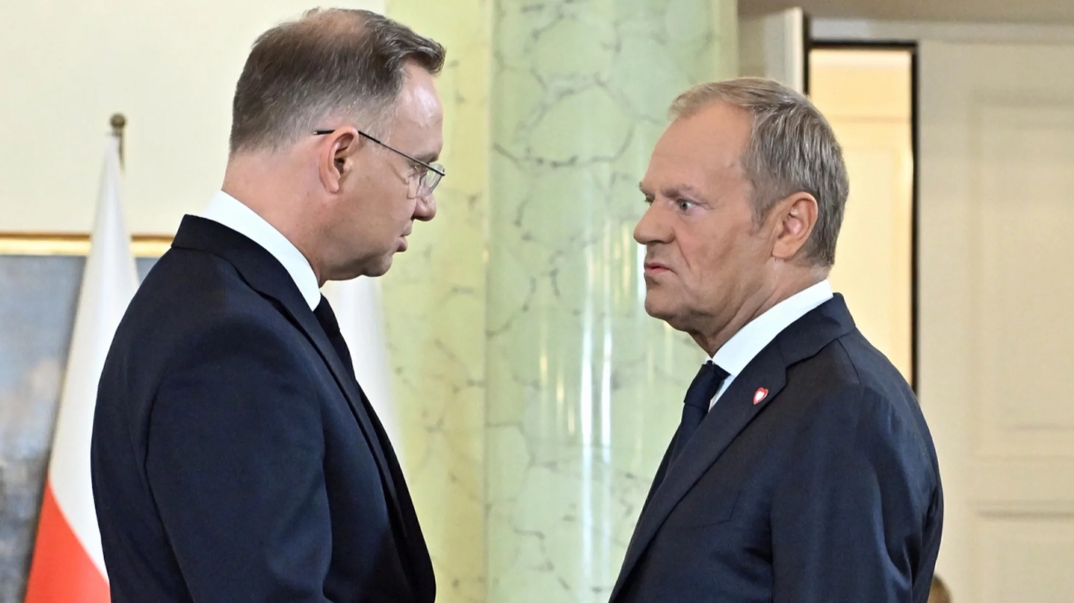 Andrzej Duda i Donald Tusk