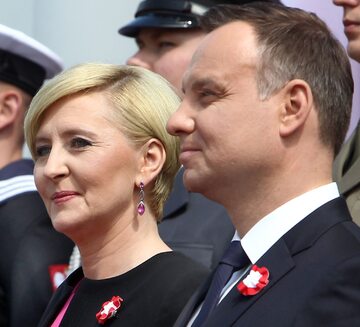 Andrzej i Agata Duda