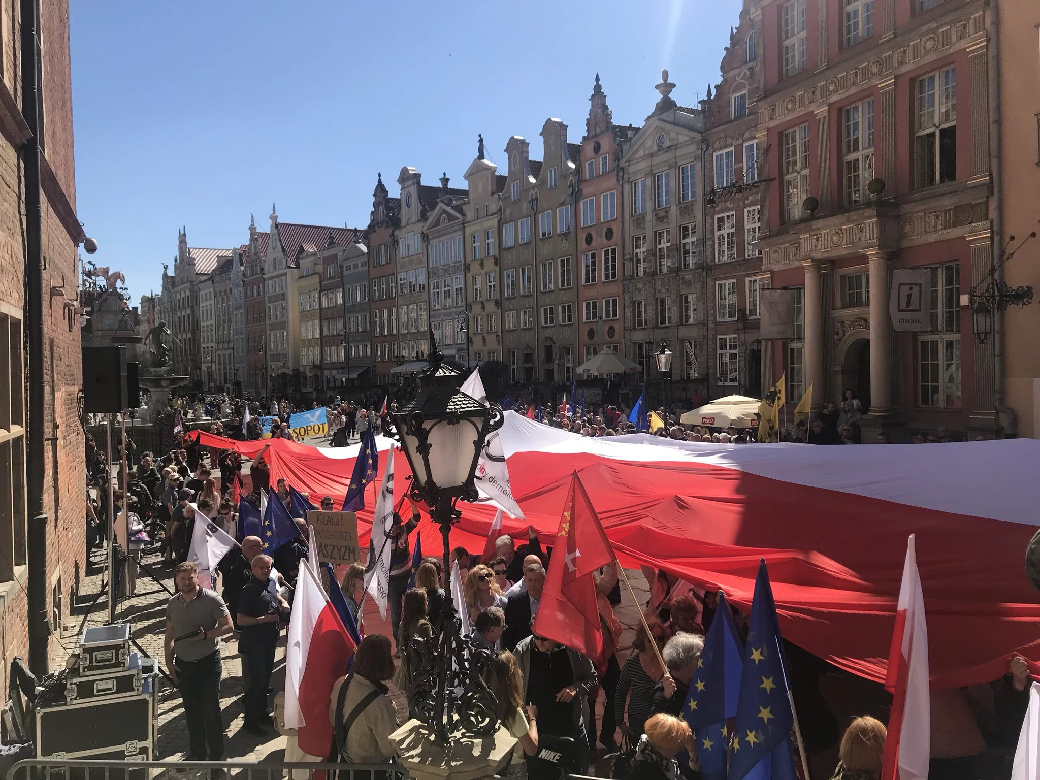 Antyfaszystowska demonstracja w Gdańsku