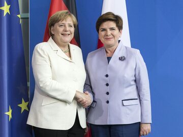 Angela Merkel i Beata Szydło