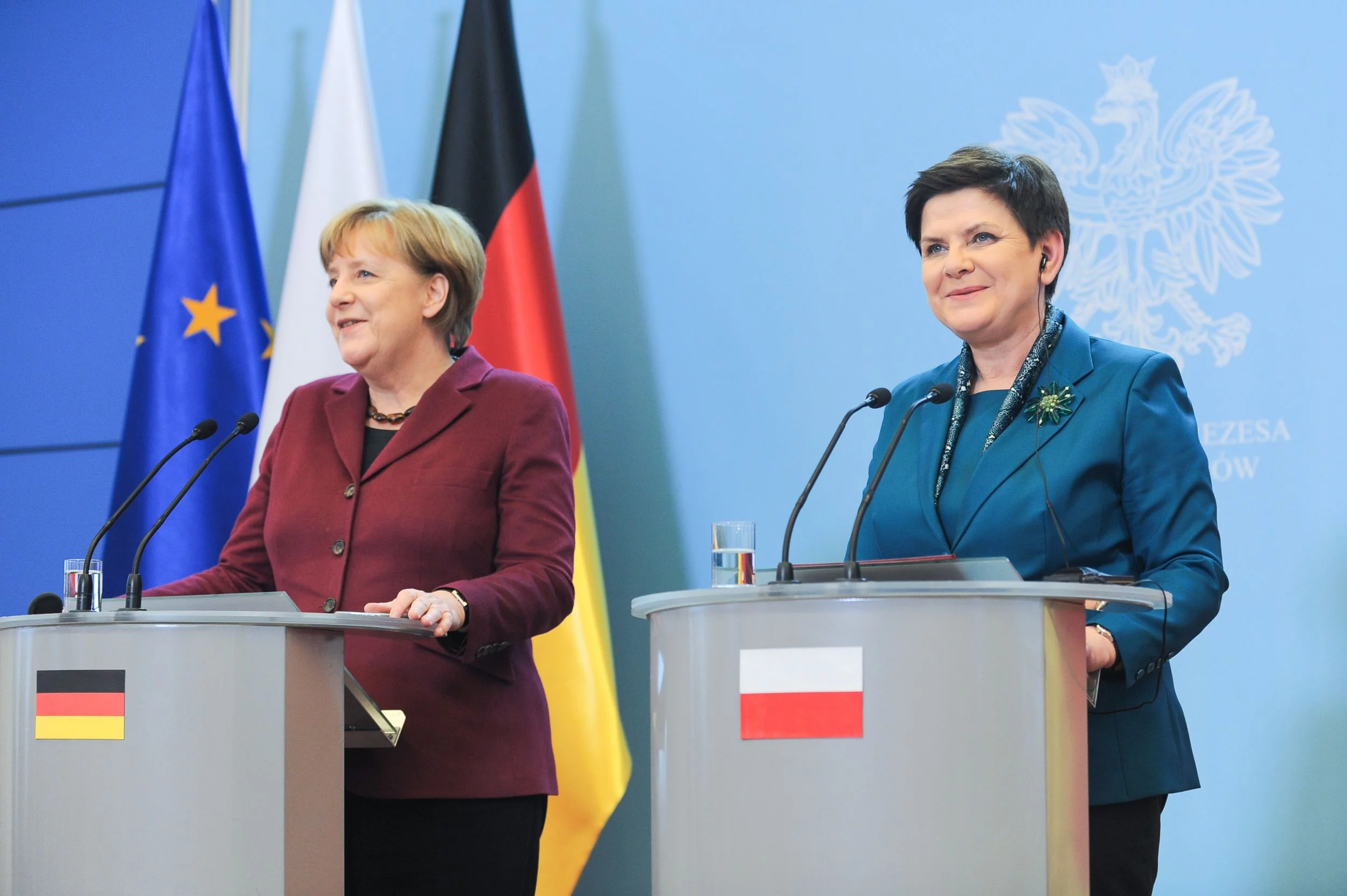 Angela Merkel i Beata Szydło