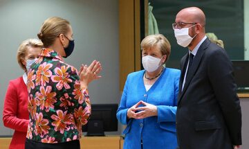 Angela Merkel i Charles Michel