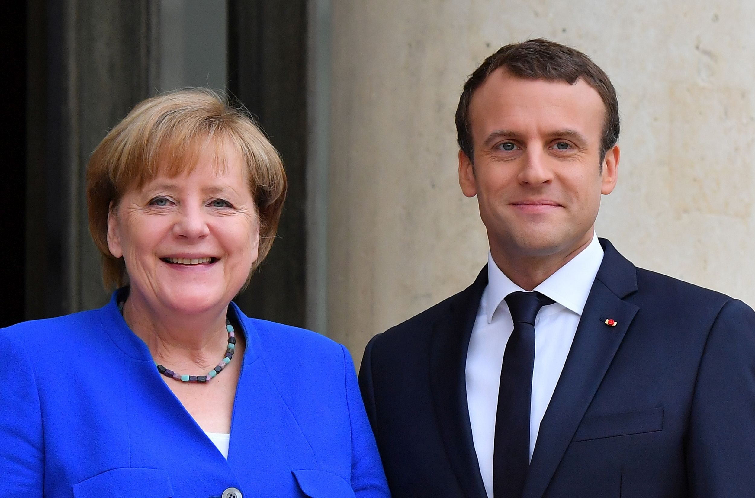 Angela Merkel i Emmanuel Macron