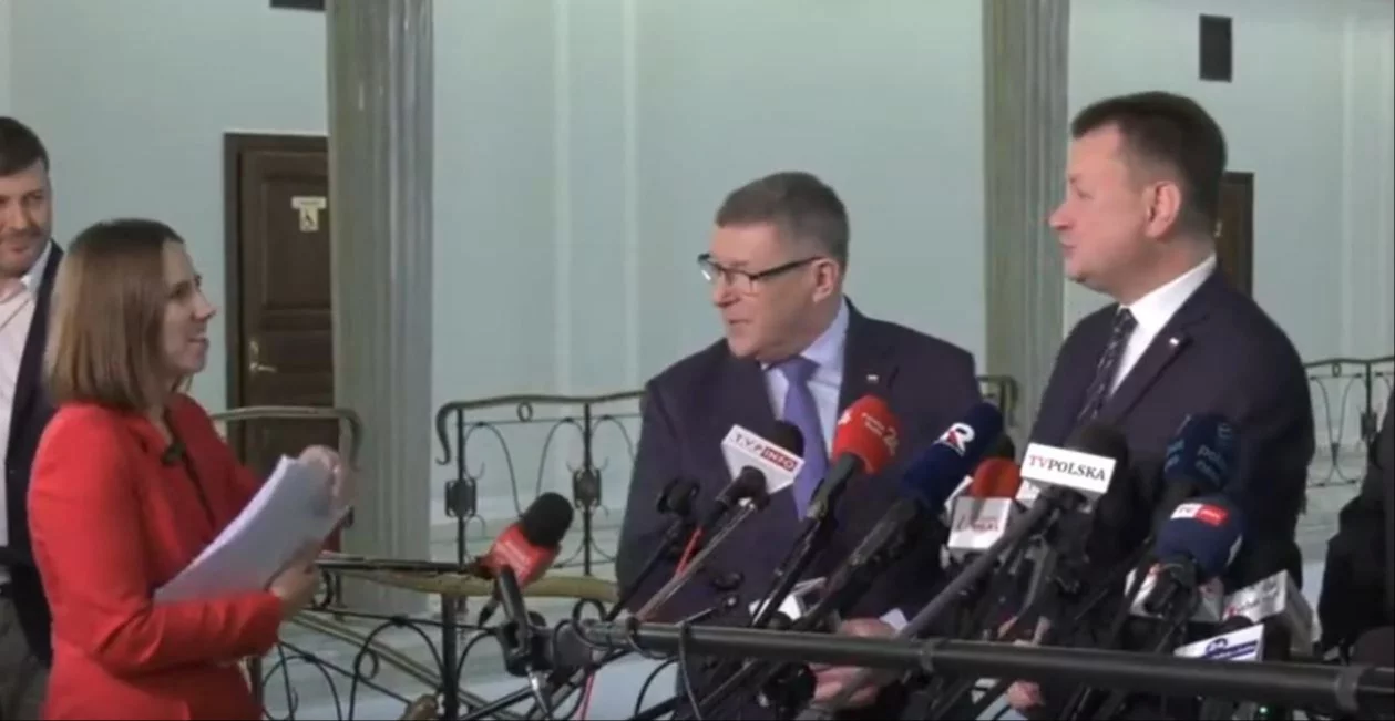 Anna Bryłka, Zbigniew Kuźmiuk i Mariusz Błaszczak