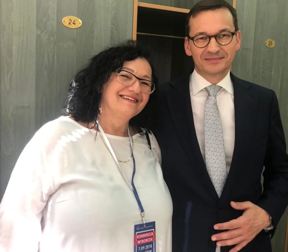 Premier Mateusz Morawiecki z siostrą Anną