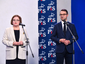 Anna Zalewska i Tomasz Poręba