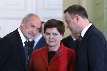 Antoni Macierewicz, Beata Szydło i Andrzej Duda