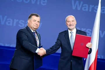 Antoni Macierewicz i Stepan Połtorak