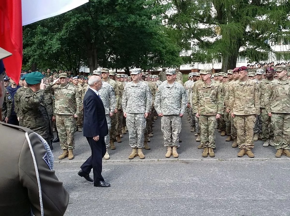 Antoni Macierewicz na inauguracji ćwiczenia Anakonda-16