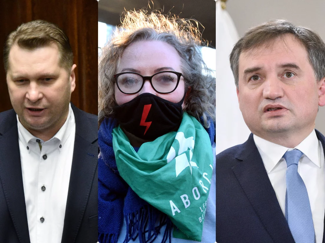 Przemysław Czarnek, Marta Lempart, Zbigniew Ziobro