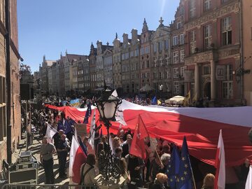 Antyfaszystowska demonstracja w Gdańsku