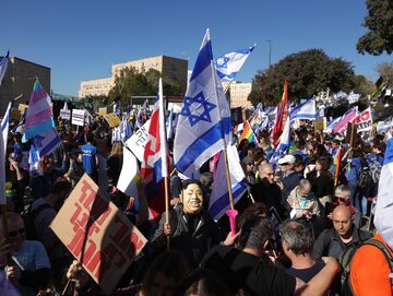 Antyrządowe protesty w Izraelu