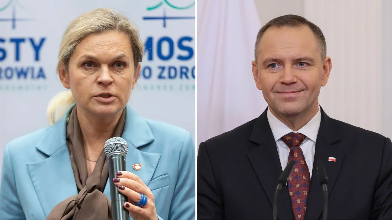 Barbara Nowacka i Karol Nawrocki