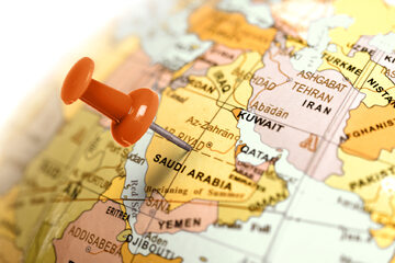 Arabia Saudyjska na mapie
