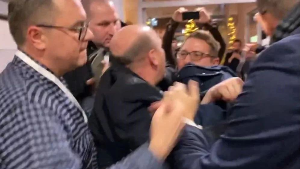 Interwencja poselska polityków PIS w siedzibie PAP