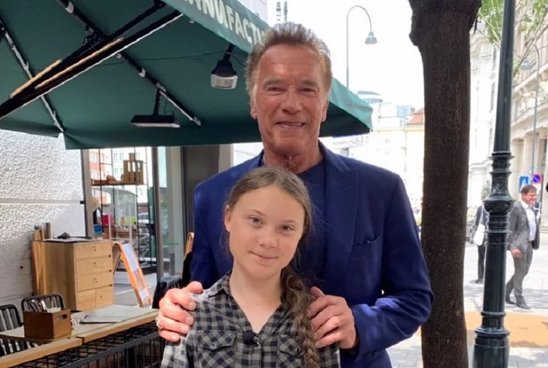 Arnold Schwarzenegger i Greta Thunberg