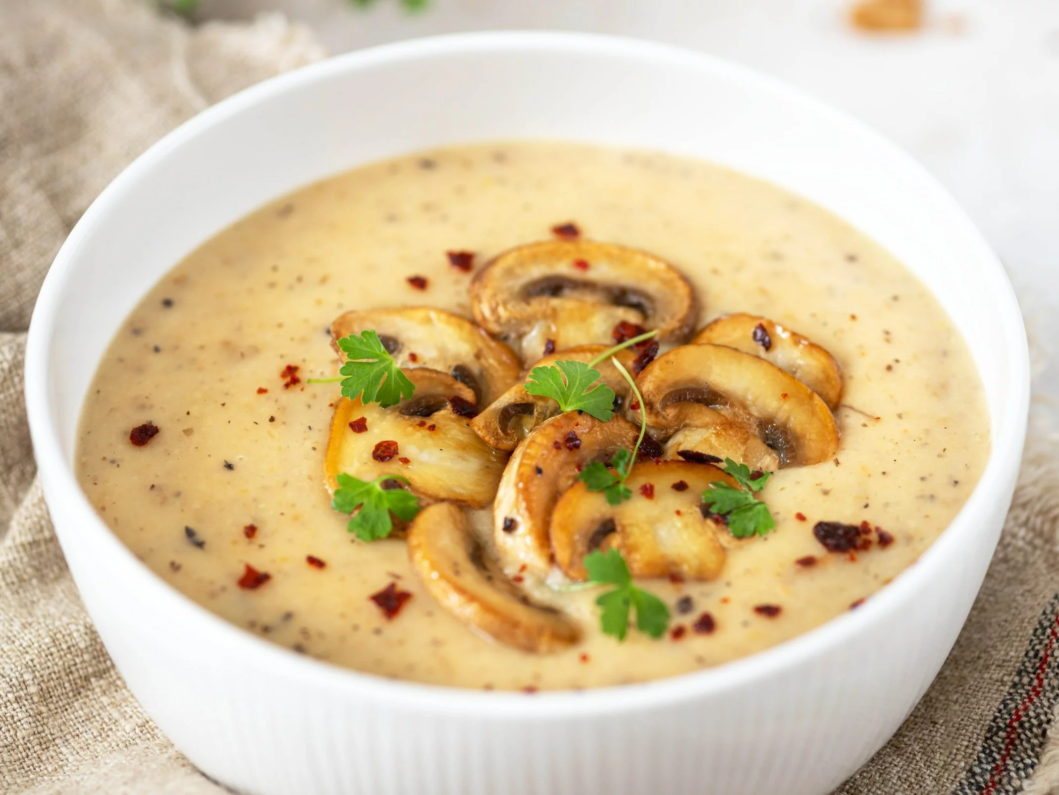 Zupa-krem z pieczarek