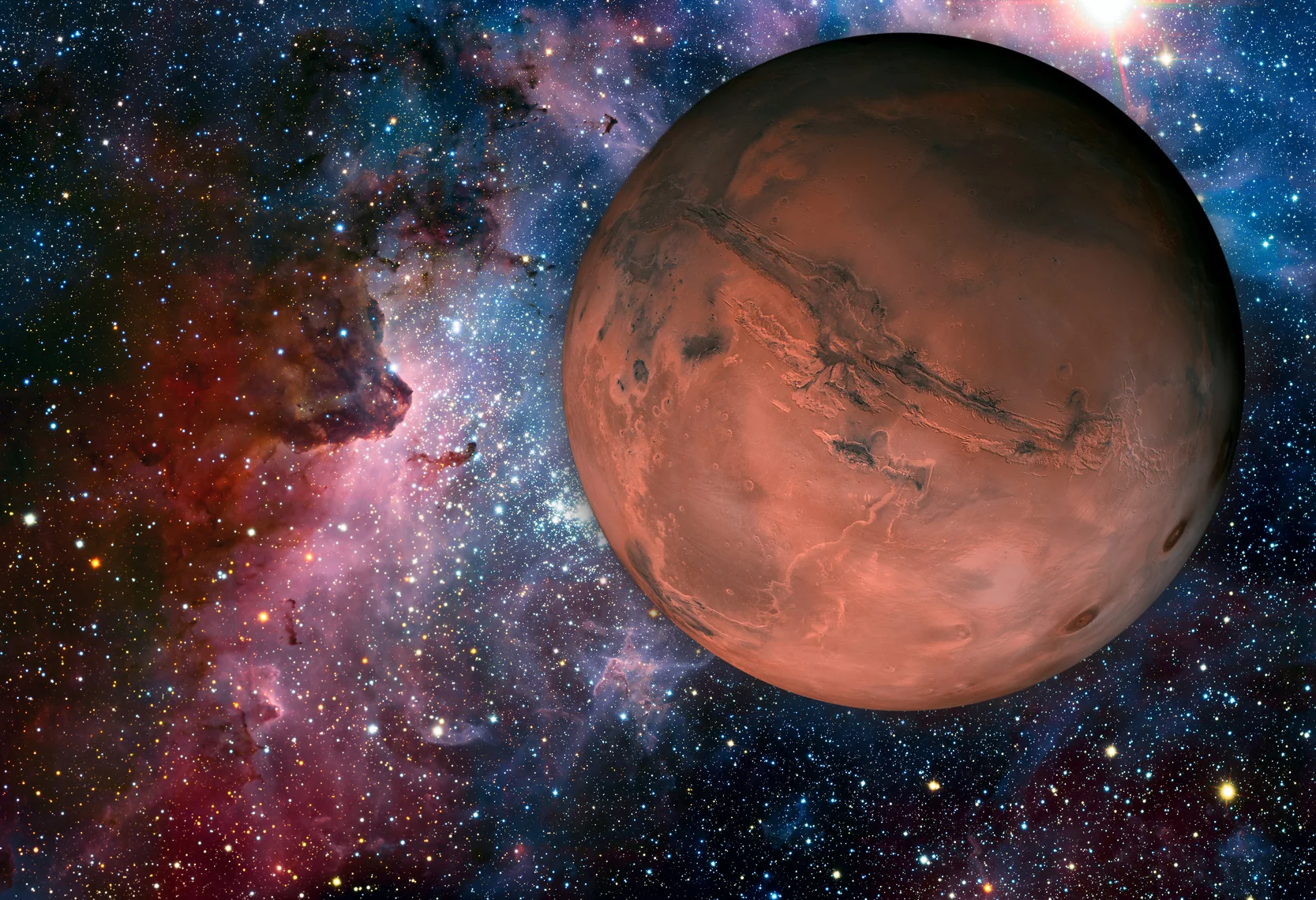 Planeta Mars, zdjęcie ilustracyjne