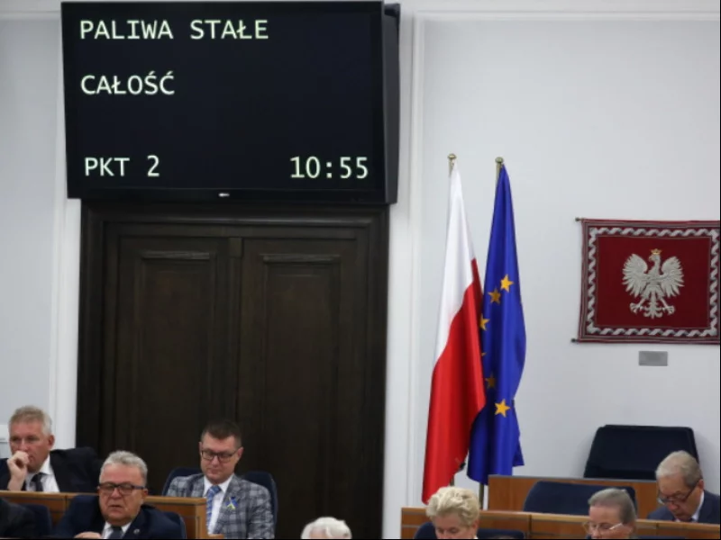 Senatorowie na sali obrad. 27 października hakerzy zaatakowali serwery Senatu