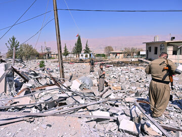 Atak irańskich sił zbrojnych w irackiej prowincji As-Sulajmanijja