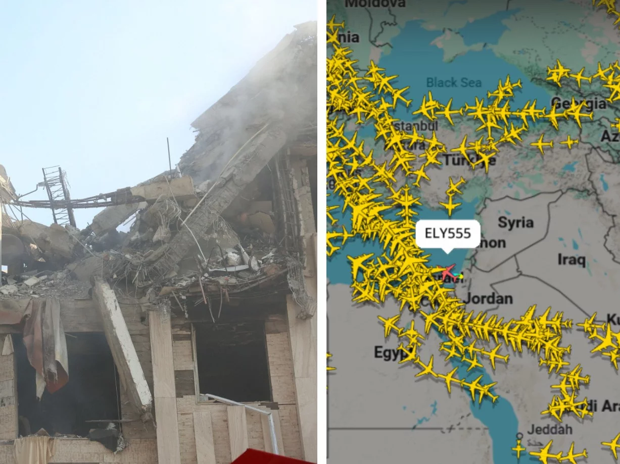 Samoloty zmieniają trasy po ataku Izrael-Iran