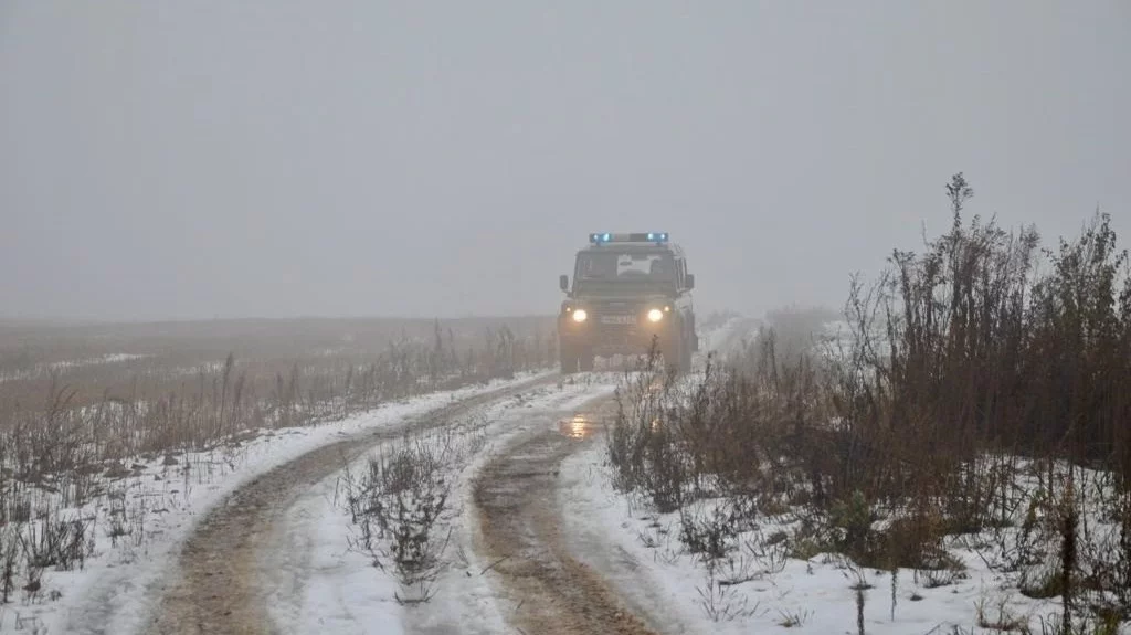 Patrol przy granicy polsko-białoruskiej