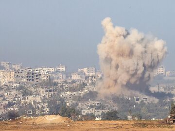 Atak rakietowy w Strefie Gazy