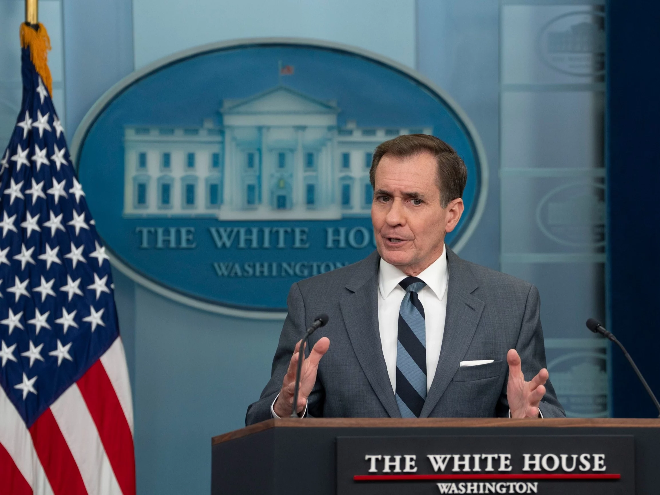 John Kirby, doradca Białego Domu ds. komunikacji bezpieczeństwa narodowego