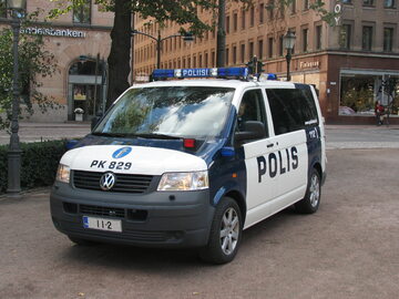 Auto fińskiej policji (zdj. ilustracyjne)
