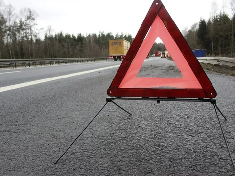 Wypadek na autostradzie