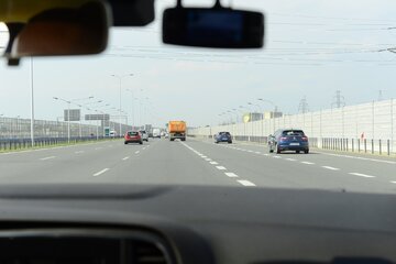 Autostrada i ciężarówki