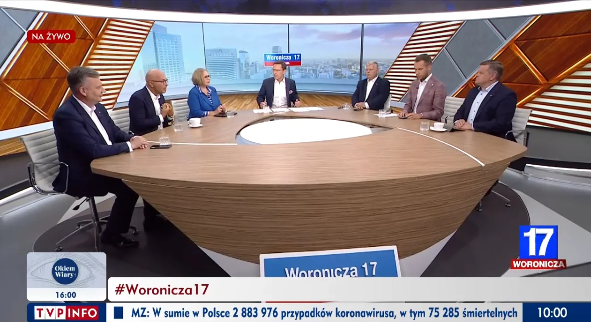 Kadr z programu „Woronicza 17”