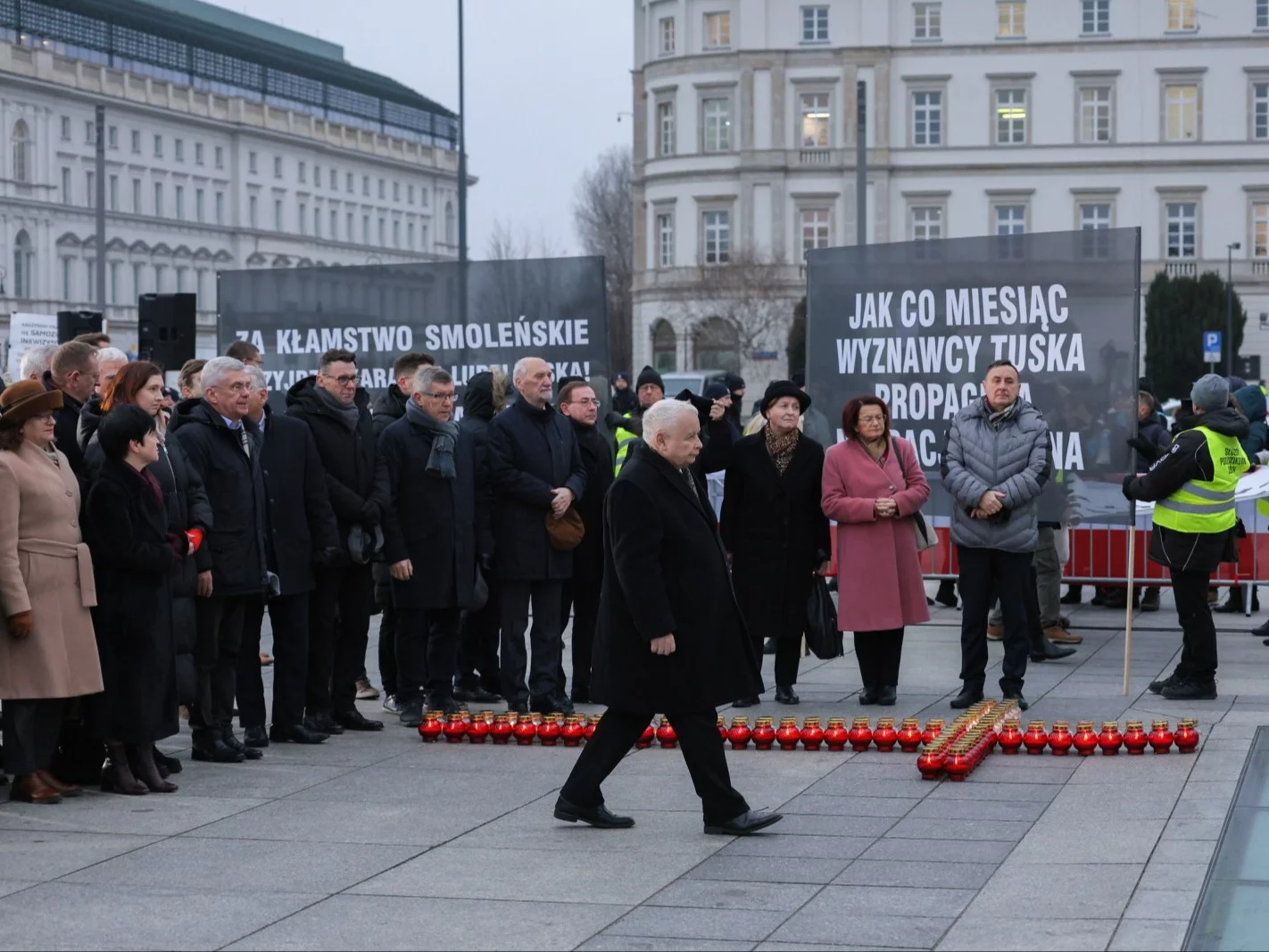 Jarosław Kaczyński na miesięcznicy smoleńskiej