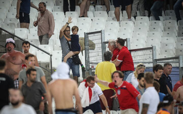 Awantura na stadionie podczas meczu Anglia-Rosja na Euro 2016 we Francji