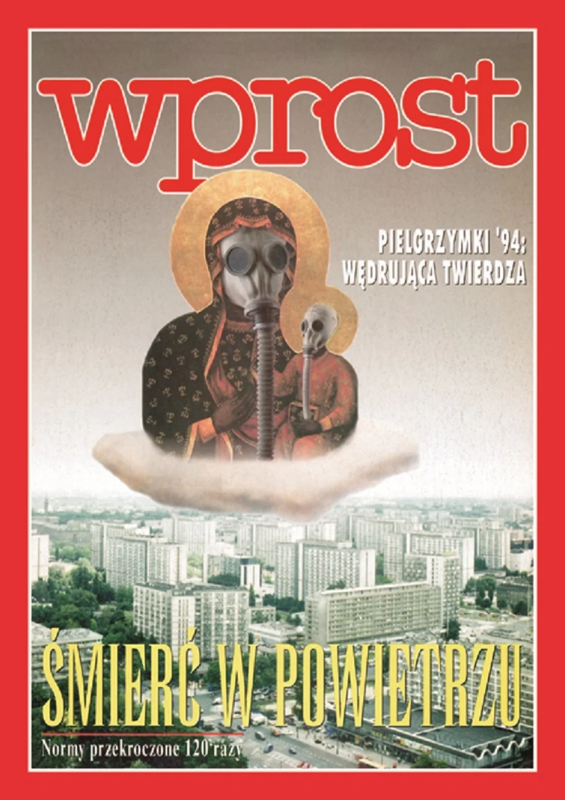 Okładka tygodnika "Wprost" z 1994 roku