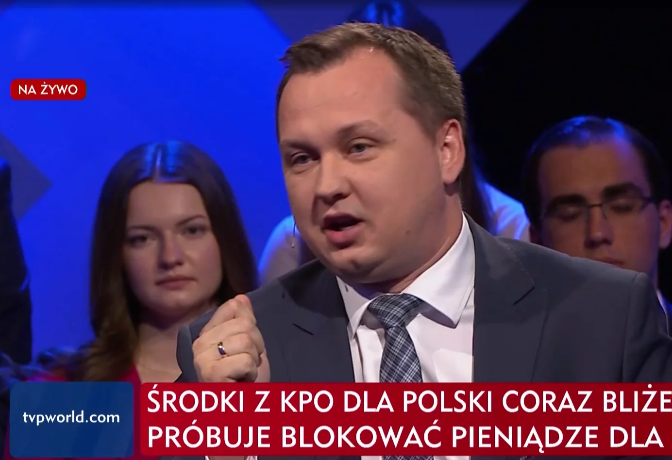 Mariusz Kałużny. Kadr z programu