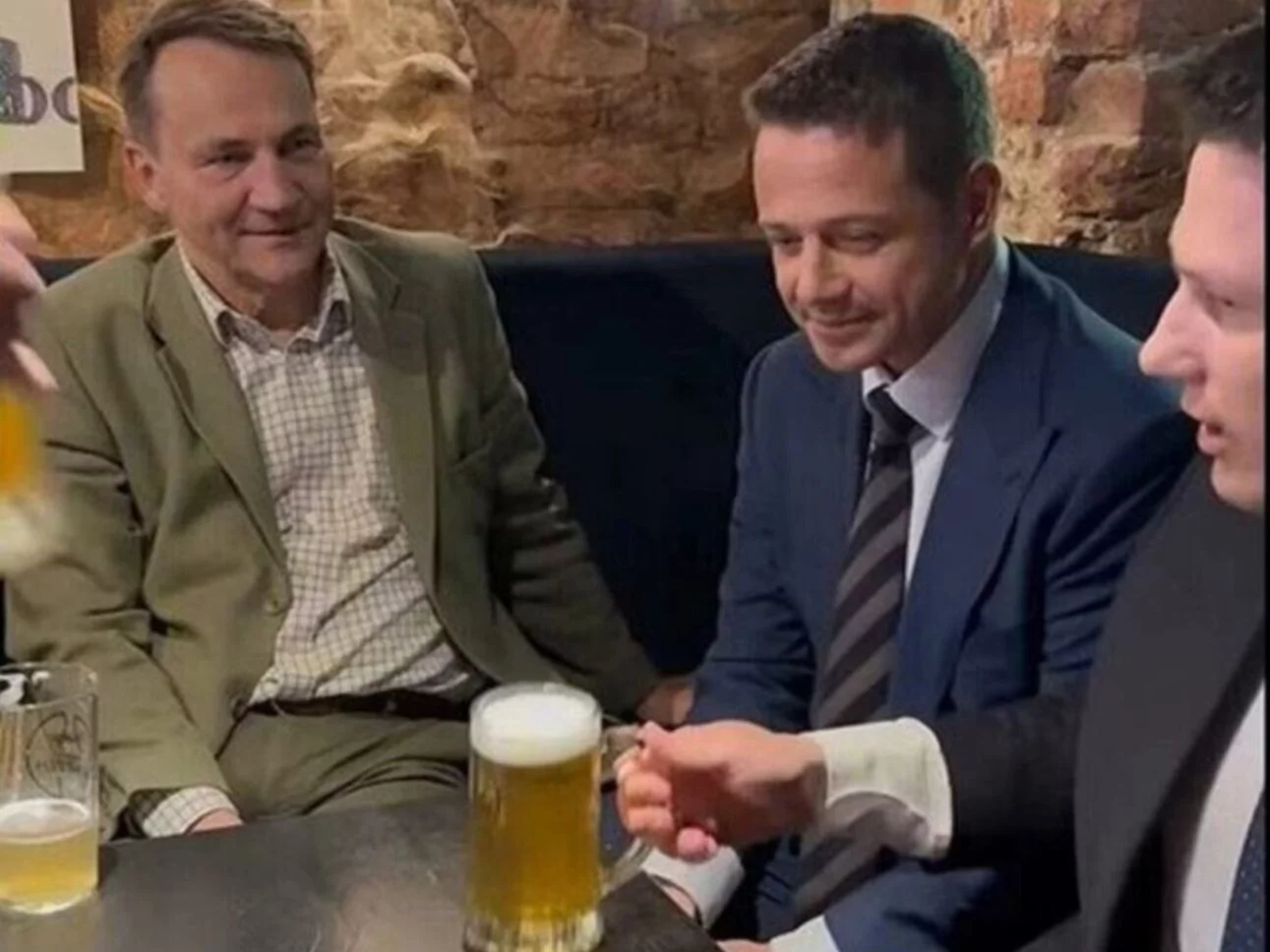 Radosław Sikorski, Rafał Trzaskowski i Sławomir Mentzen