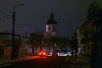 Awaria zasilania w Kijowie po rosyjskich atakach, zdjęcie ilustracyjne