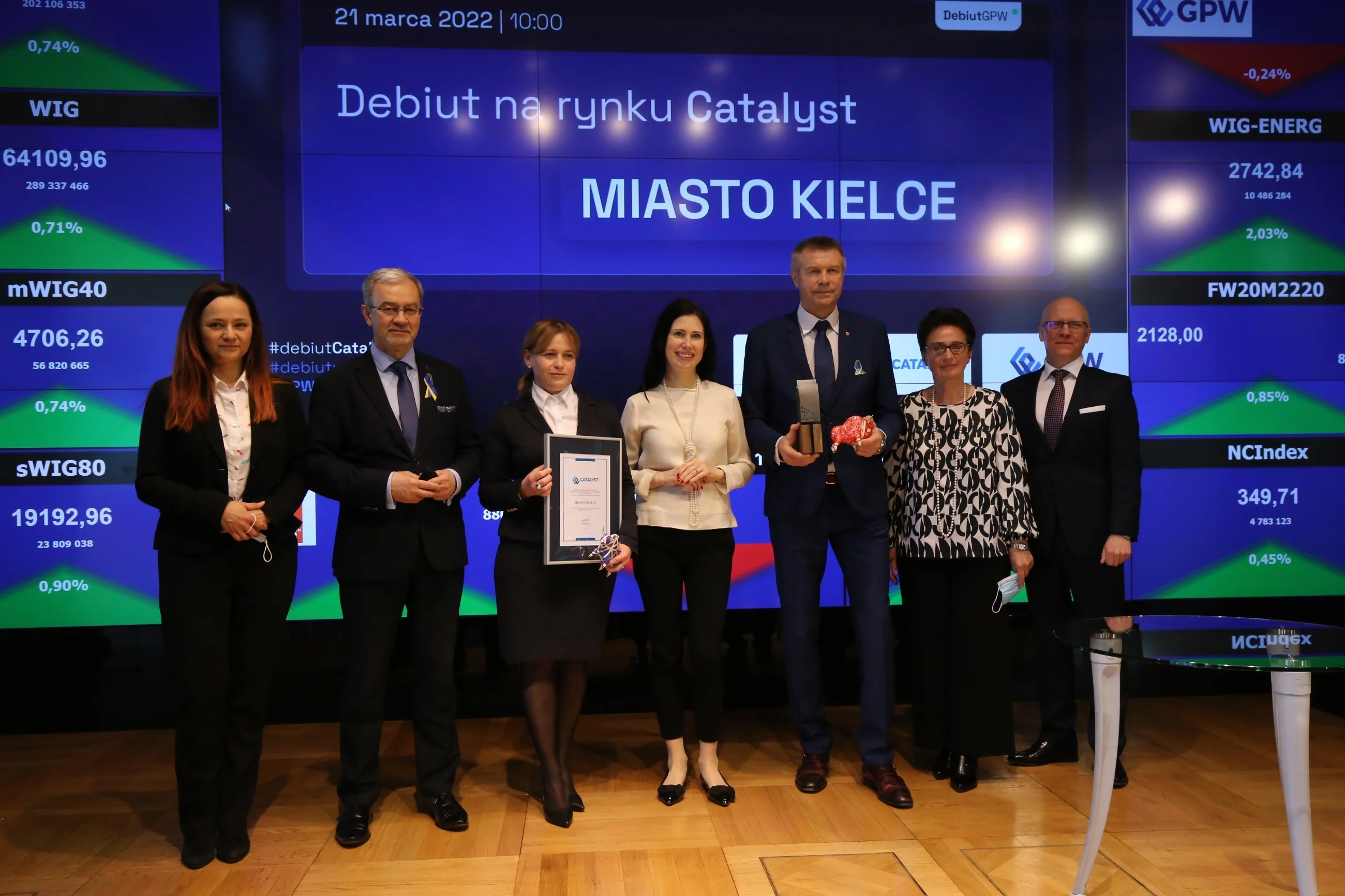 Debiut miasta Kielce na rynku Catalyst