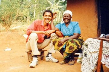 Barack Obama i Sarah Obama, zdj. z 1995 roku