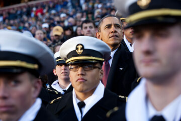 Barack Obama i żołnierze USA
