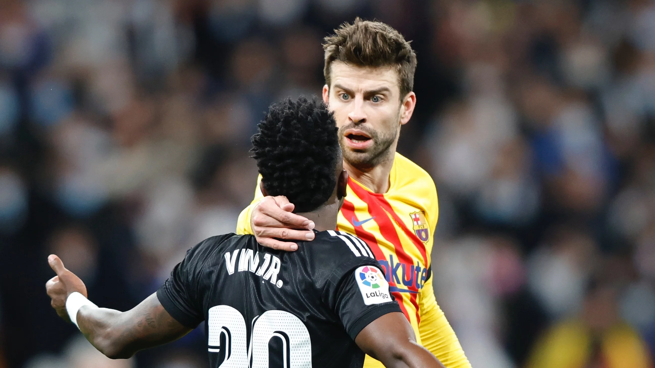 Gerard Pique i Vinicius Junior