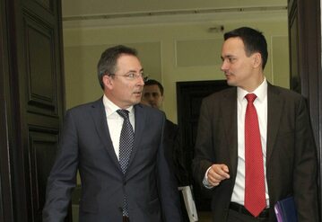 Bartłomiej Sienkiewicz i Jacek Cichocki