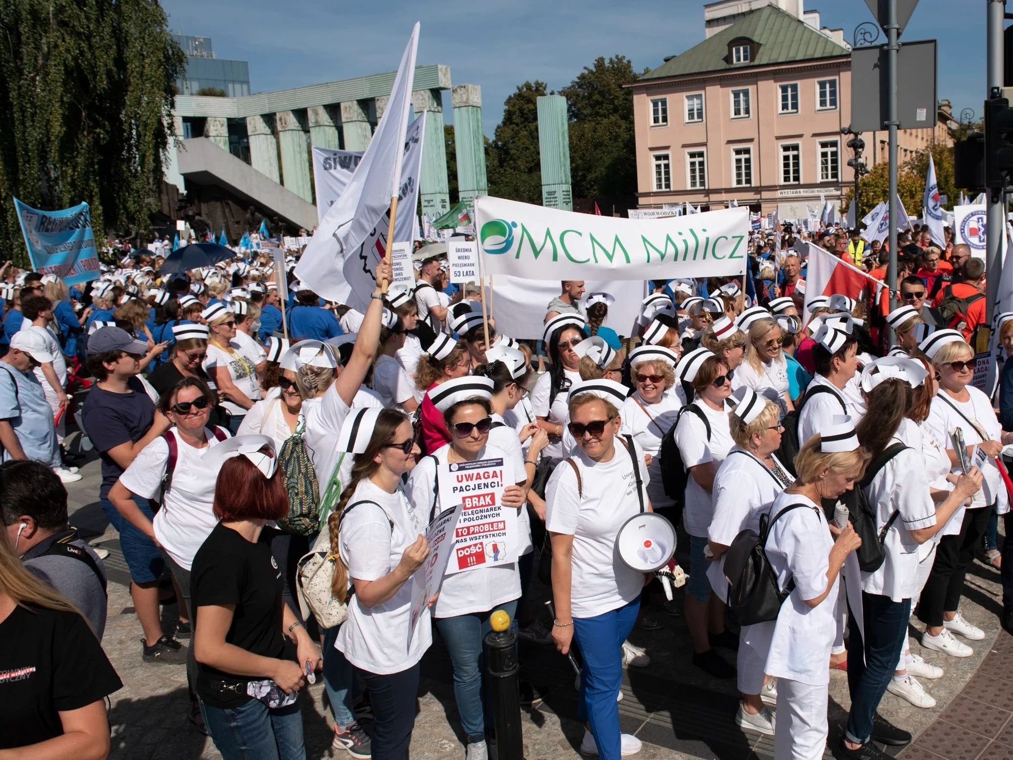 Protest medyków w 2021 roku