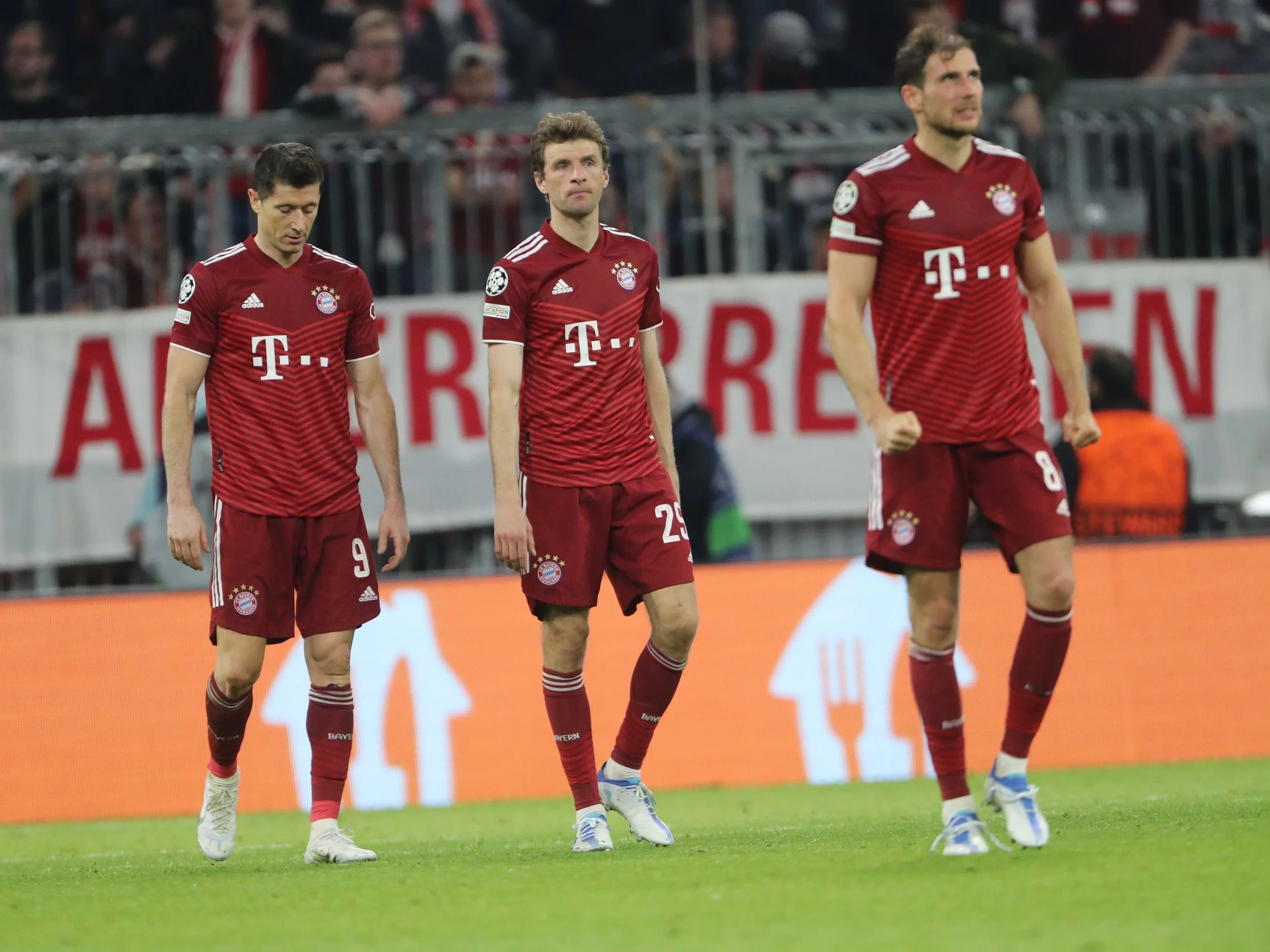 Robert Lewandowski, Thomas Mueller i Leon Goretzka